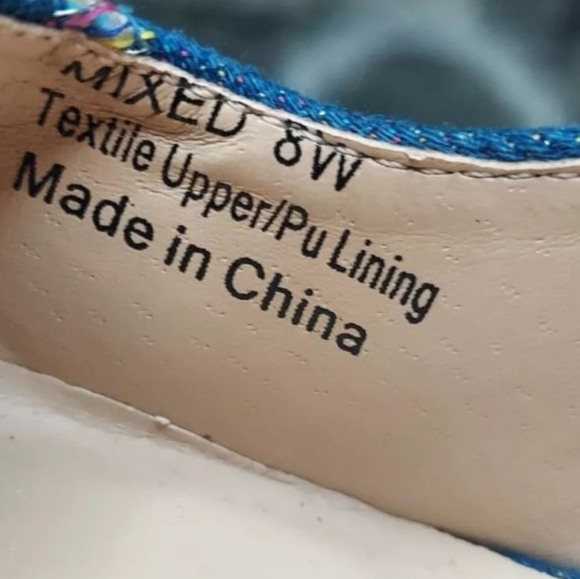 Penny Loves Kenny Denim Mixed Match Pump Womens Sz. 8W - Picture 5 of 9